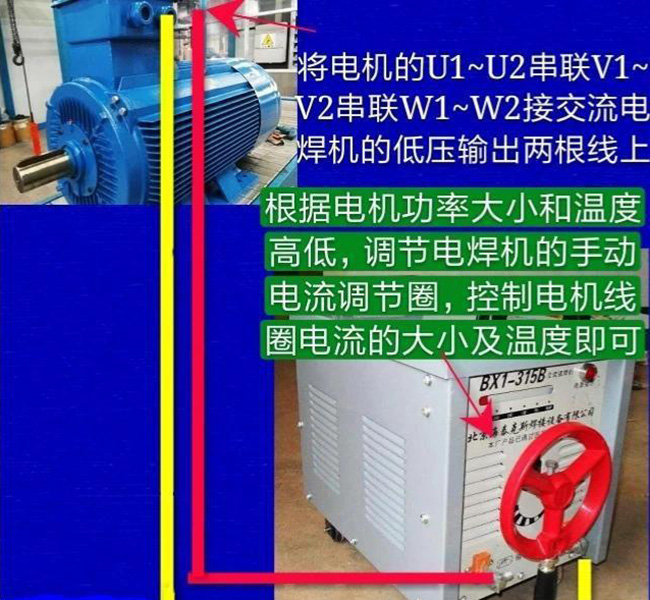 六安電機為您科普電機的通電去濕干燥法。